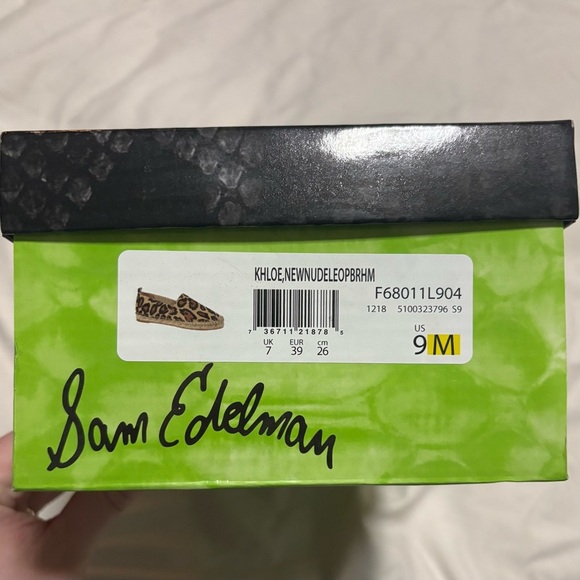 Sam Edelman Brown Tan Espadrilles with Leopard Print - Picture 9 of 10